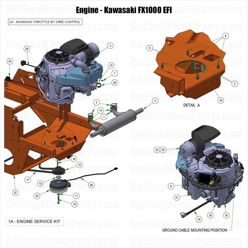 2025 Rebel & Rebel X - Engine - Kawasaki FX1000 EFI